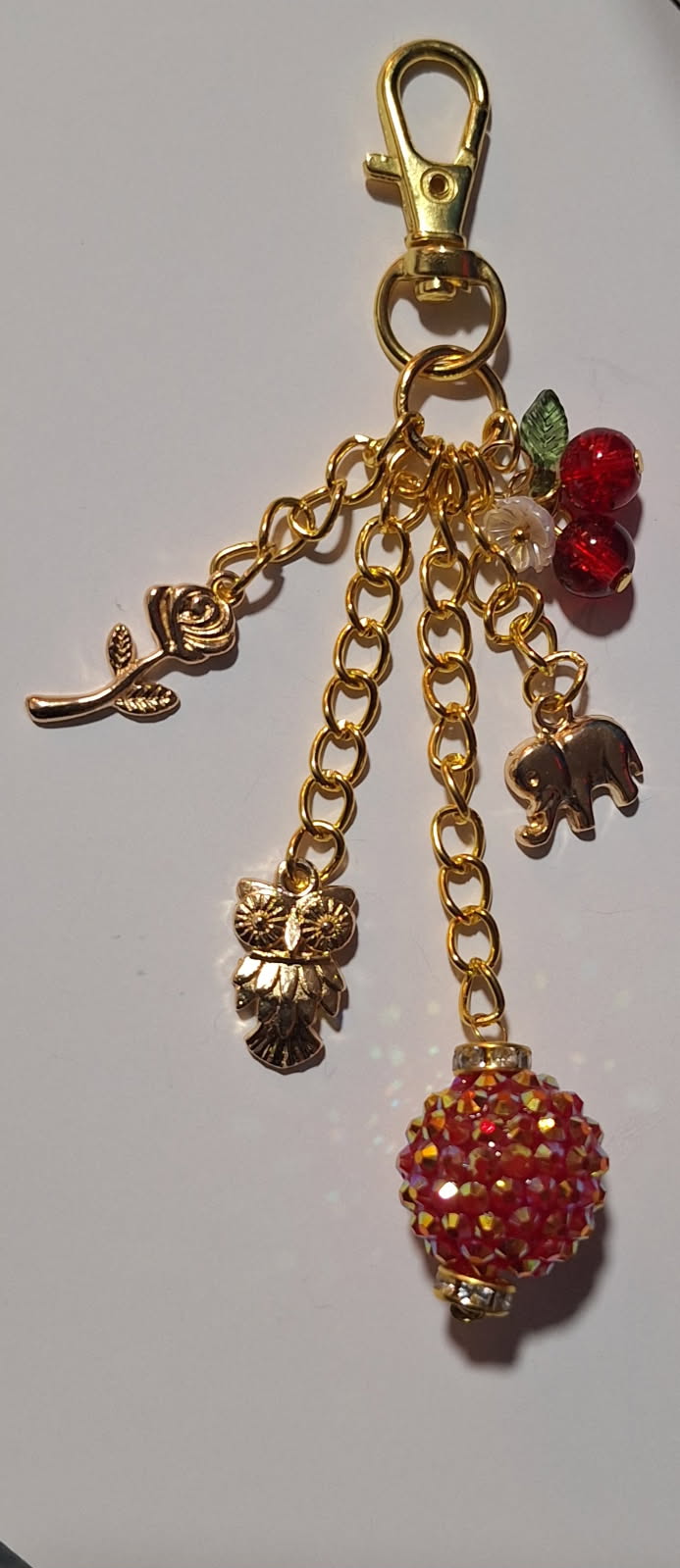 Soft Pink Glam Purse Charm